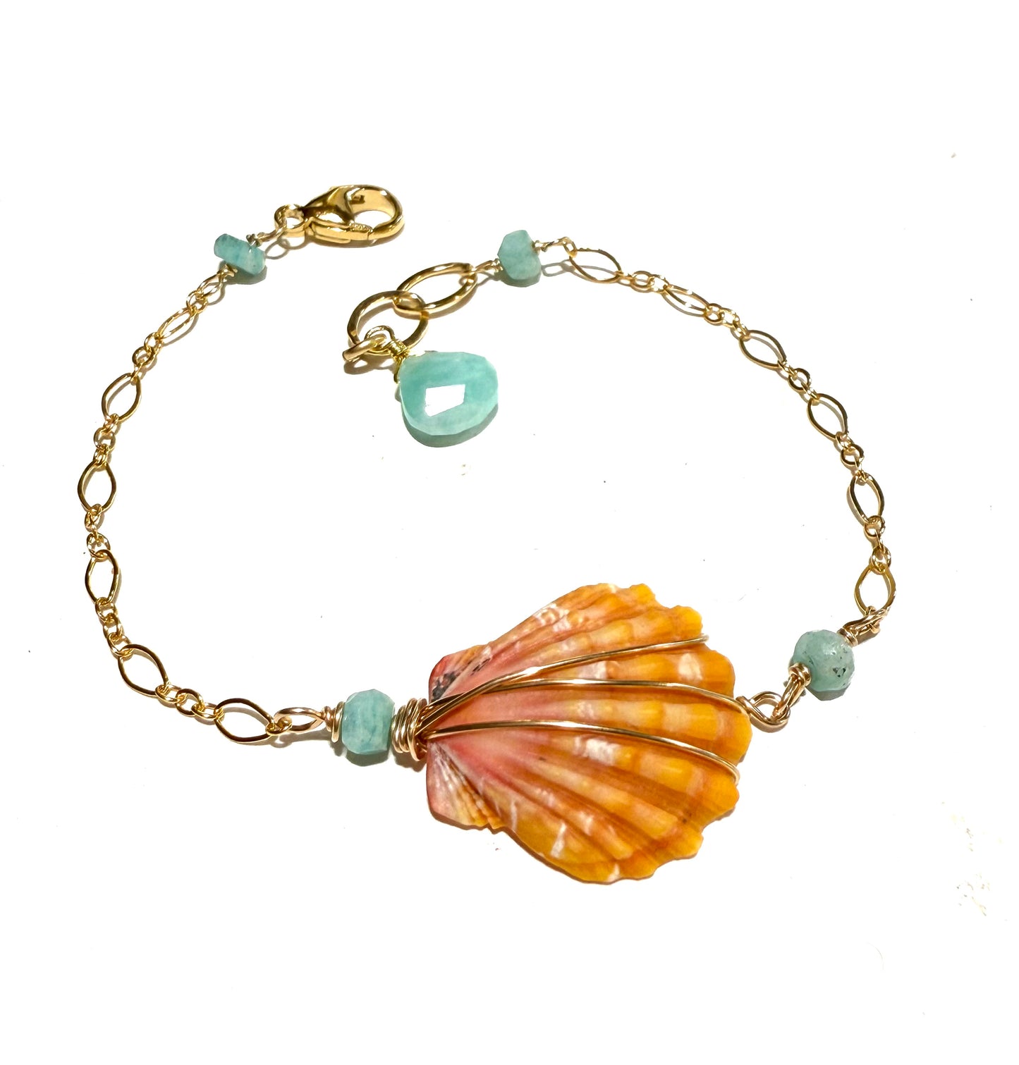 Sunrise shell bracelet