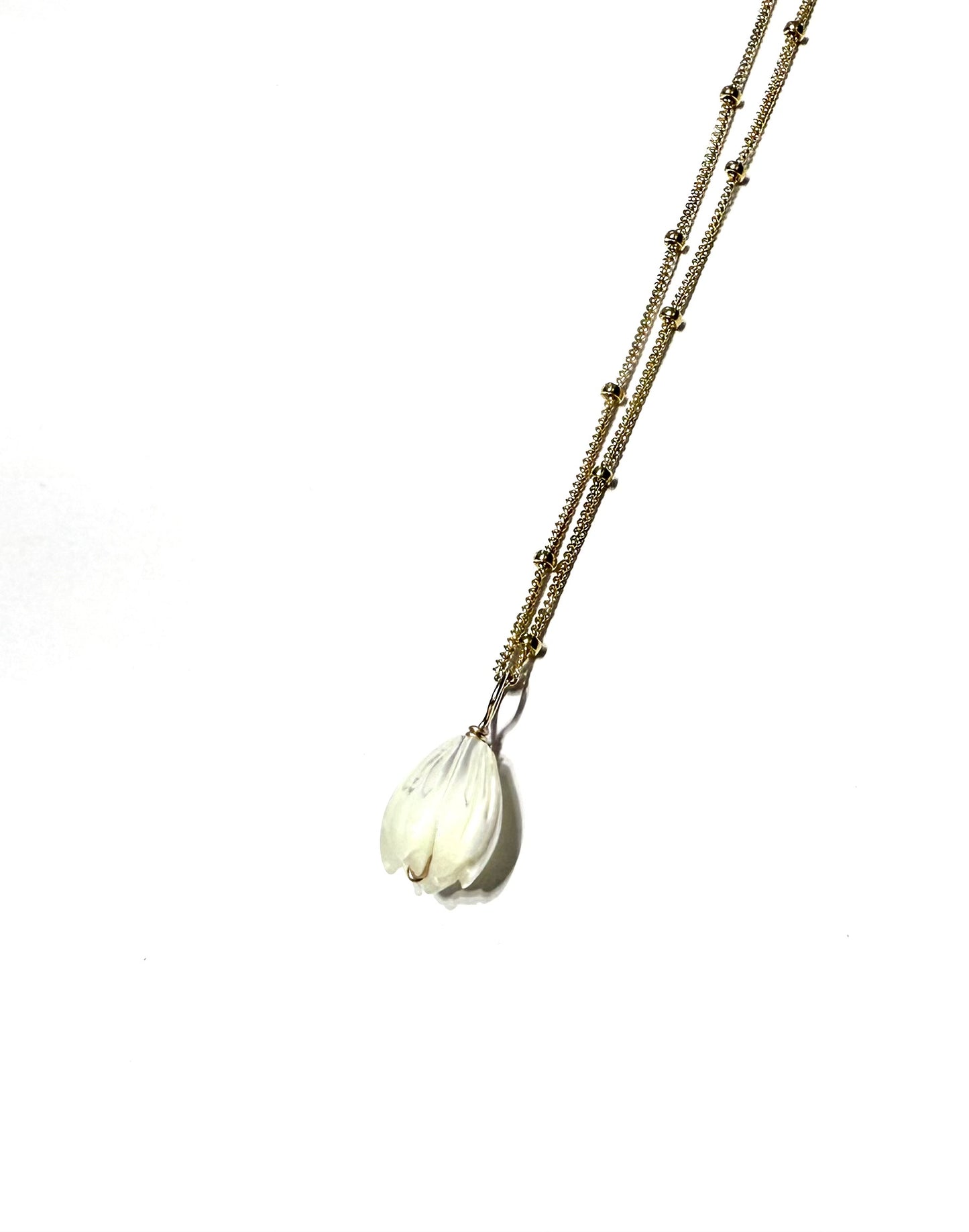 Mother of Pearl Pikake necklace