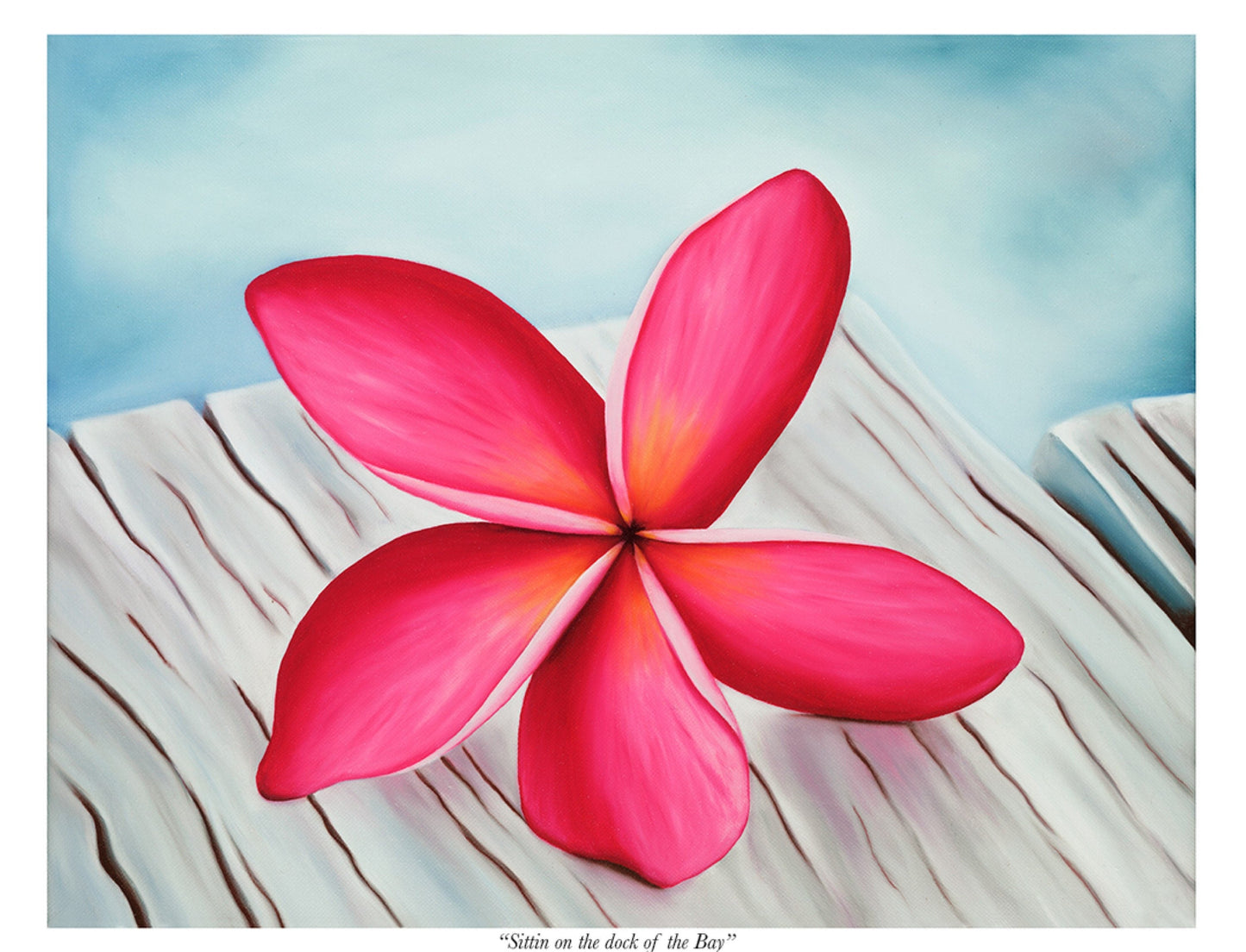 Sittin' on the Dock of the Bay painting