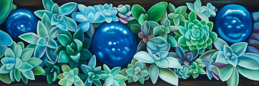 Succulent Blues Limited Edition Giclee