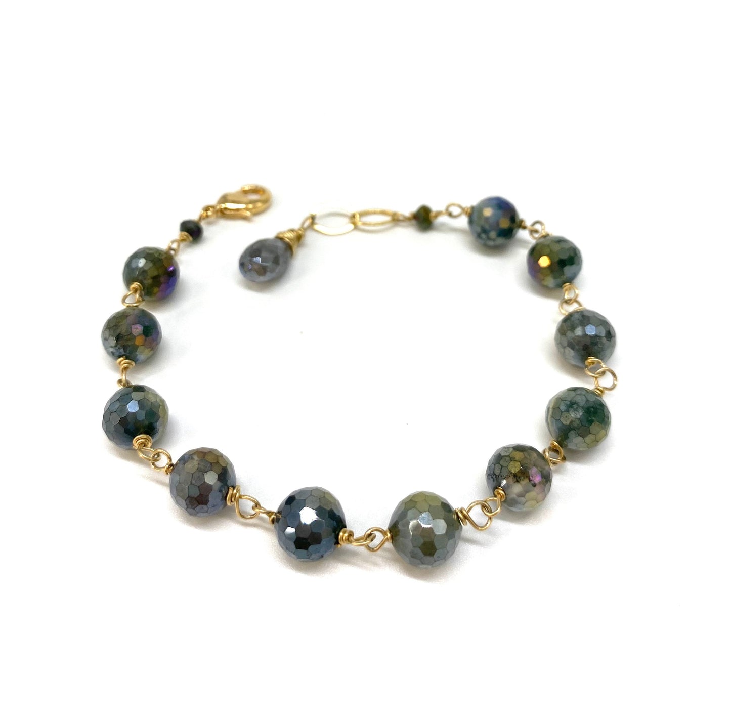 Mystic labradorite bracelet