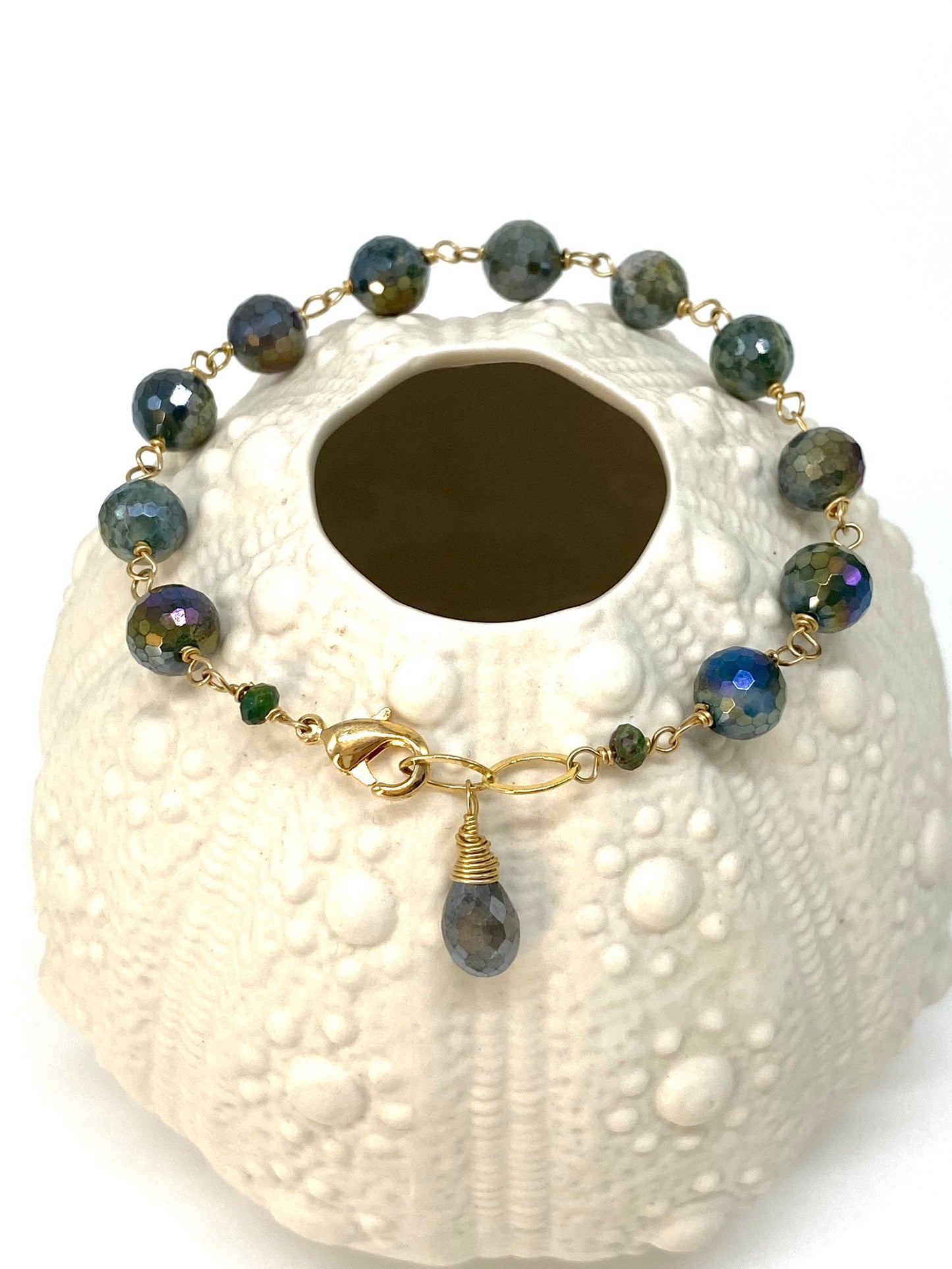 Mystic labradorite bracelet