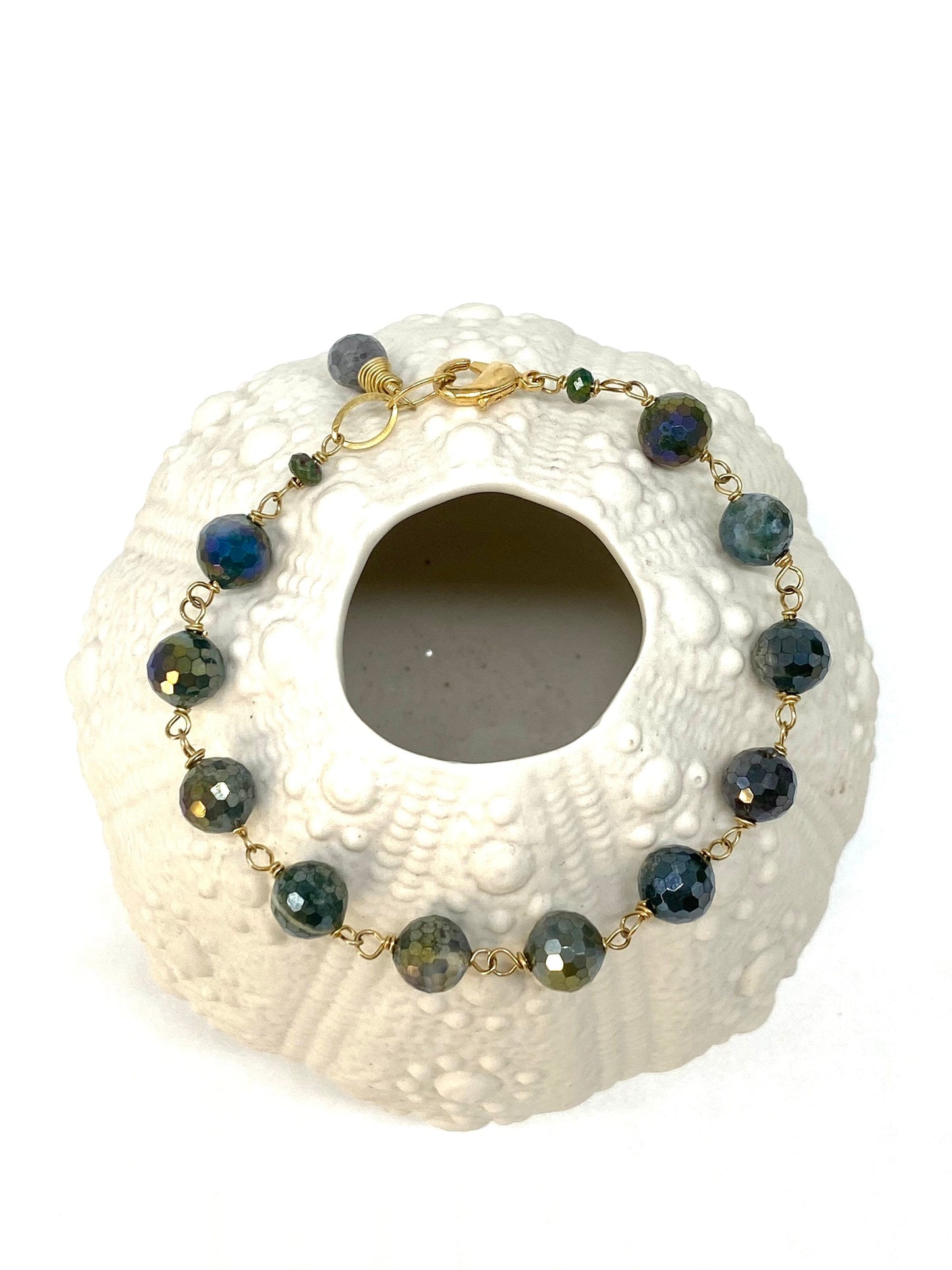 Mystic labradorite bracelet