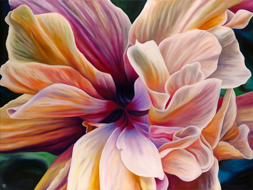 Purple Hibiscus Limited discount Edition Giclee