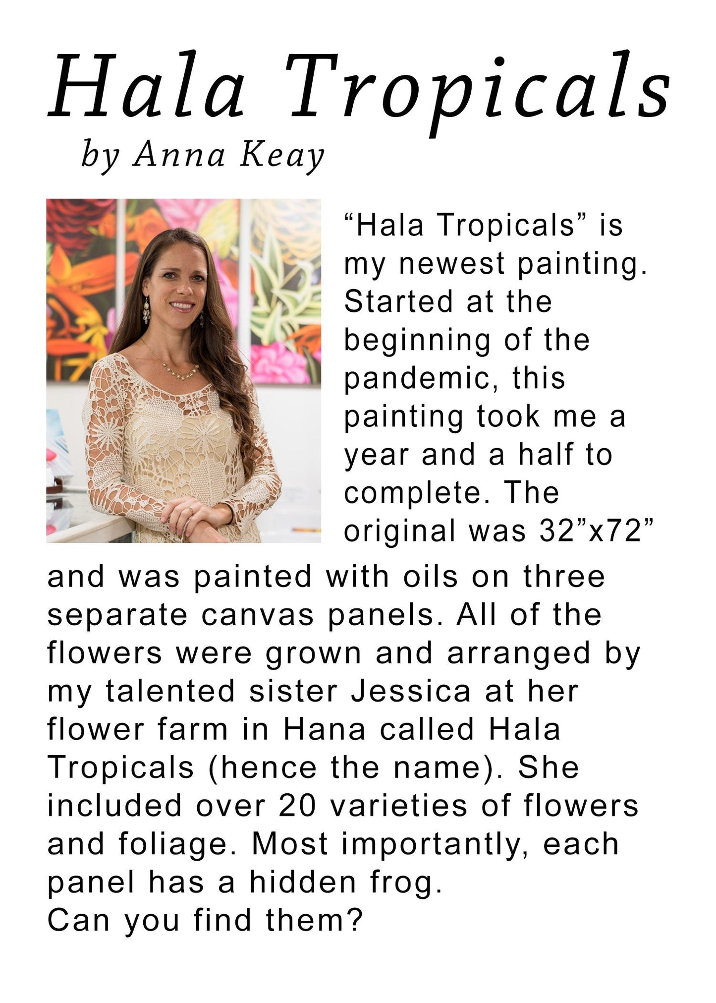 Hala Tropicals Limited Edition Giclee