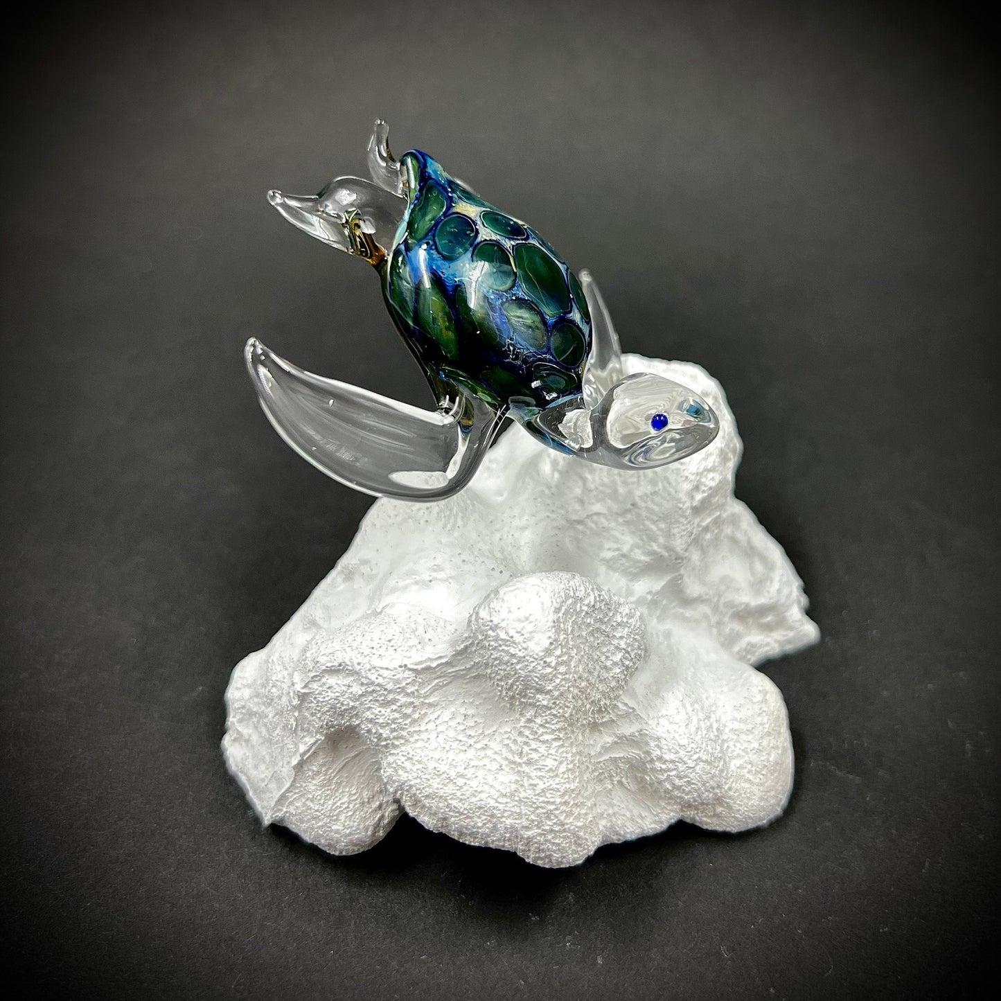 Exotic Glass Sea Turtle fin mount