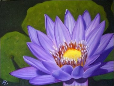 Waterlily Series 1 painting