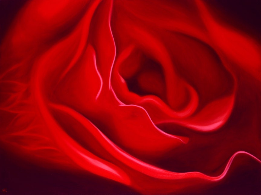 Red Rose Limited Edition Giclee