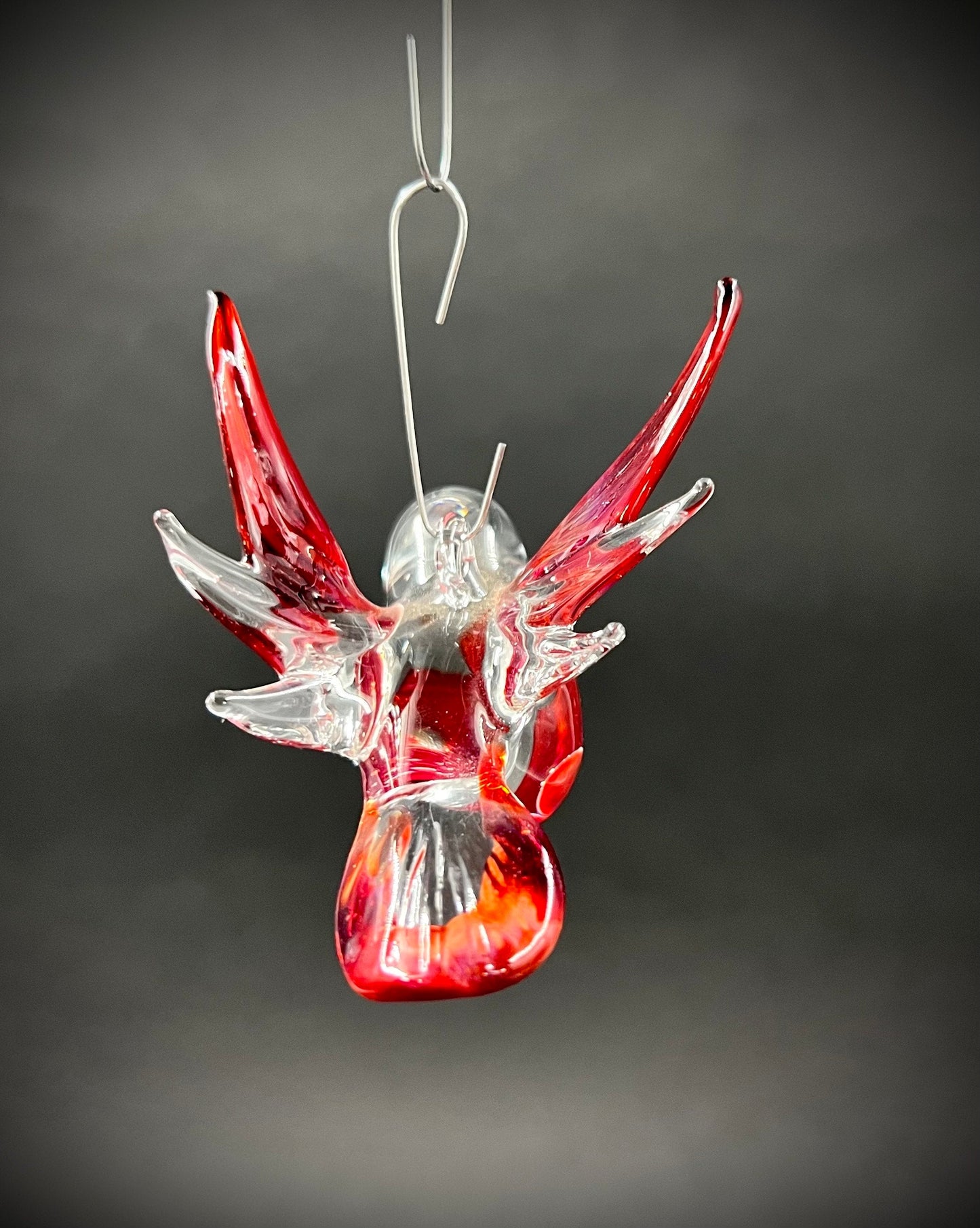 Glass Hummingbird Ornament-1