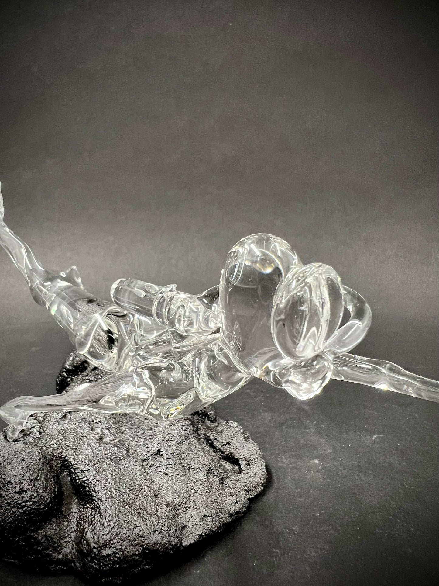 Old school diver Glass Sculpture
