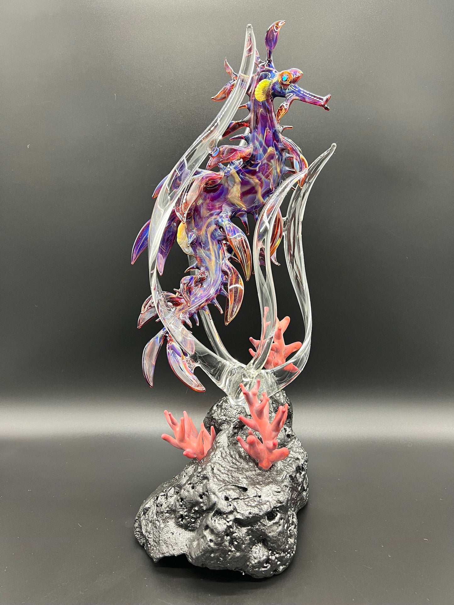 Leafy Seadragon Glass Sculpture