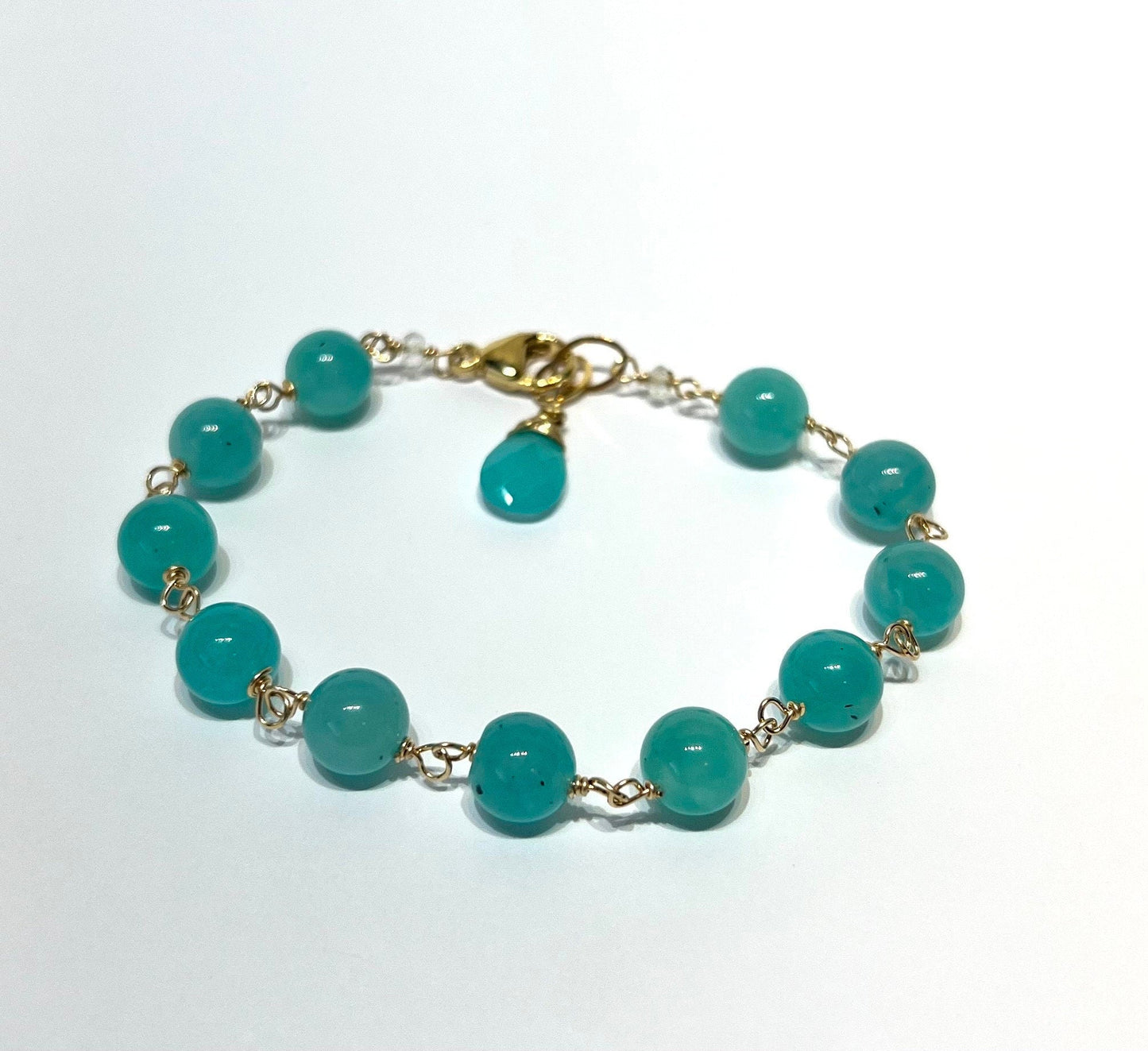 Peruvian amazonite bracelet