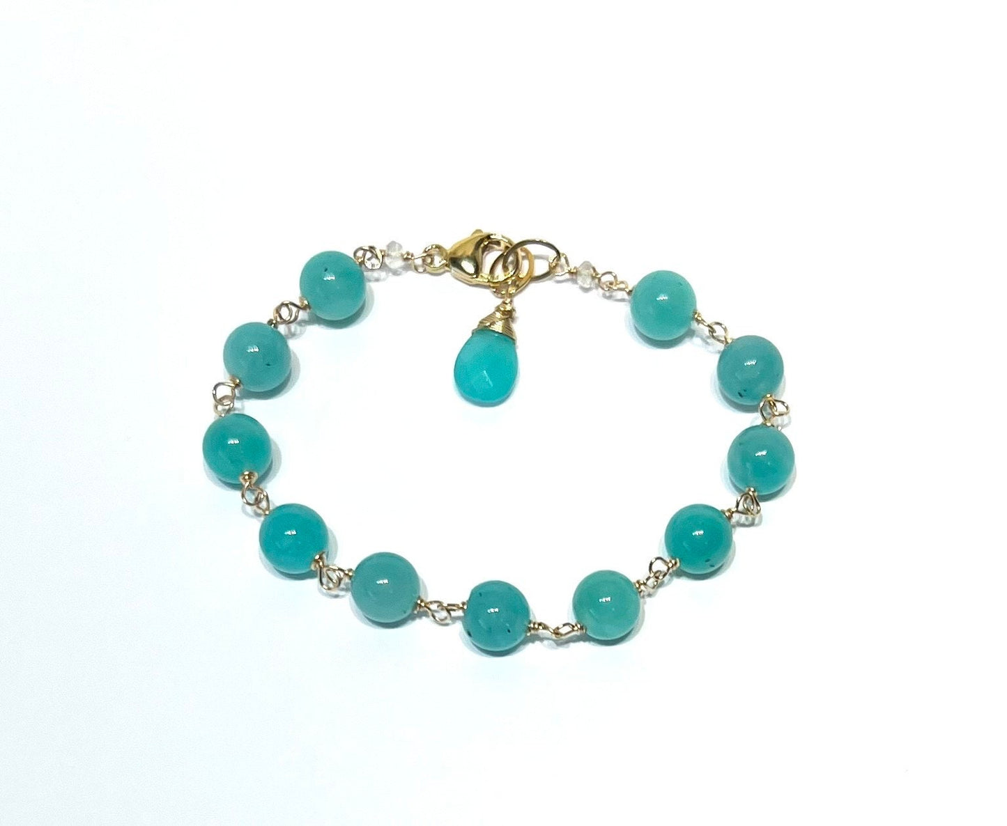 Peruvian amazonite bracelet