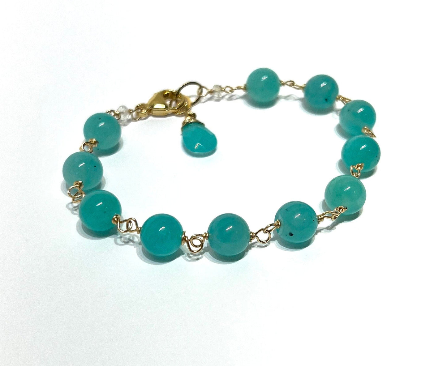 Peruvian amazonite bracelet