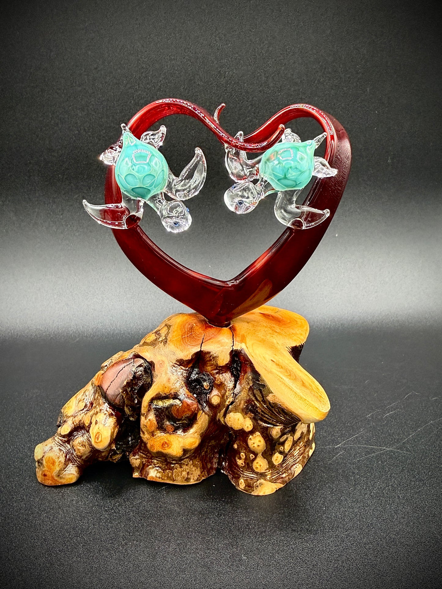 Aqua Honu Hearts Embrace
