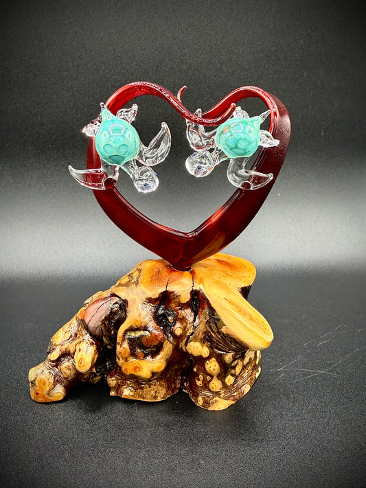 Aqua Honu Hearts Embrace