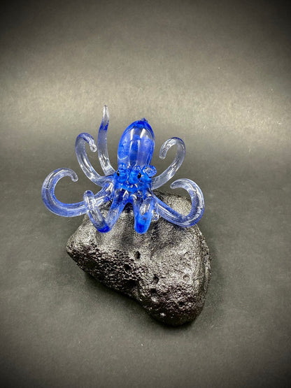 Luminous Blue Octopus
