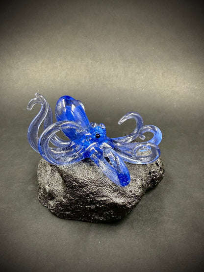 Luminous Blue Octopus