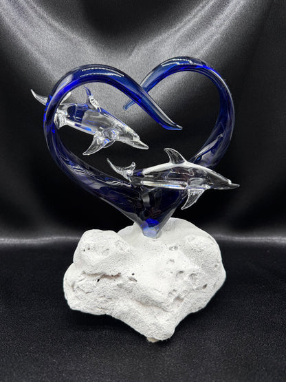 Dolphins in Eternal Cobalt Heart