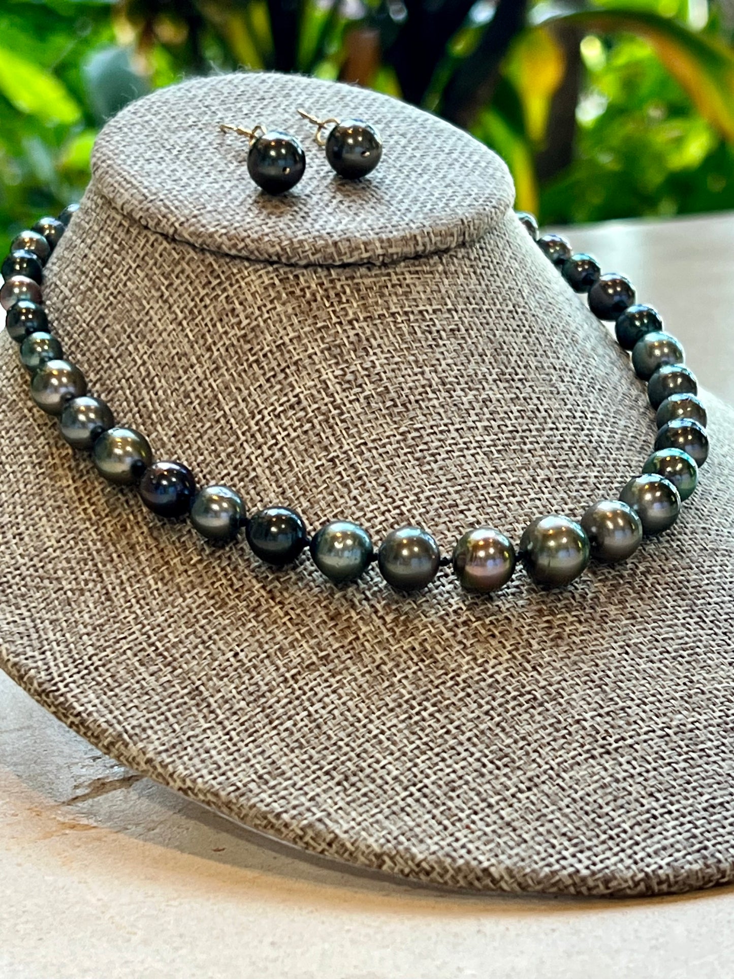 Tahitian Pearl silk knotted strand