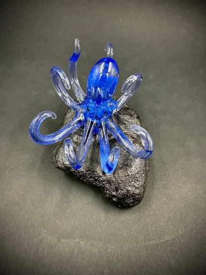 Luminous Blue Octopus