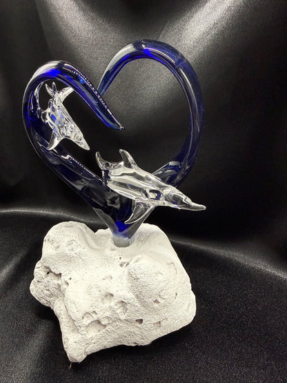 Dolphins in Eternal Cobalt Heart