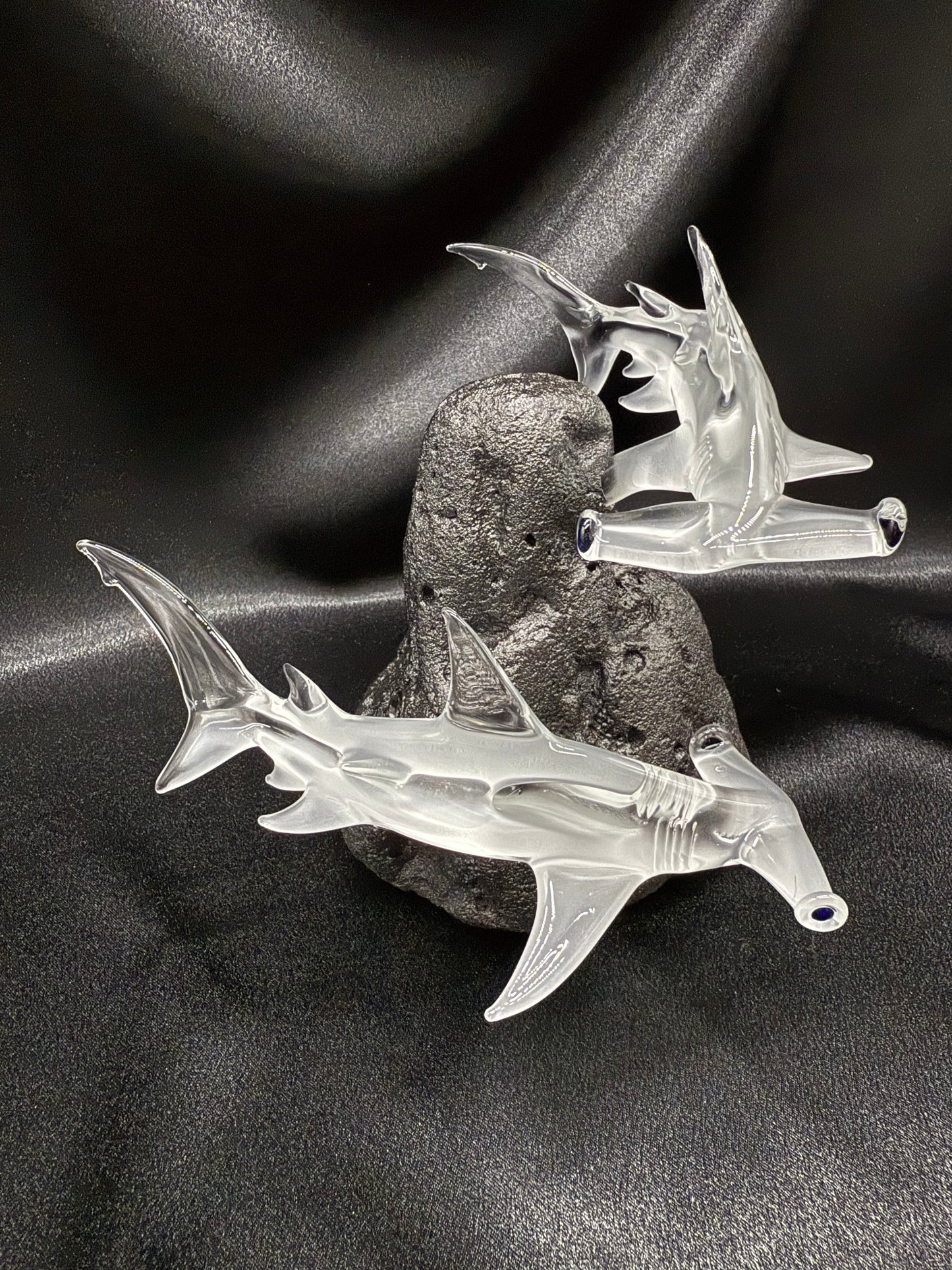 Double Hammer Head Shark sculpture