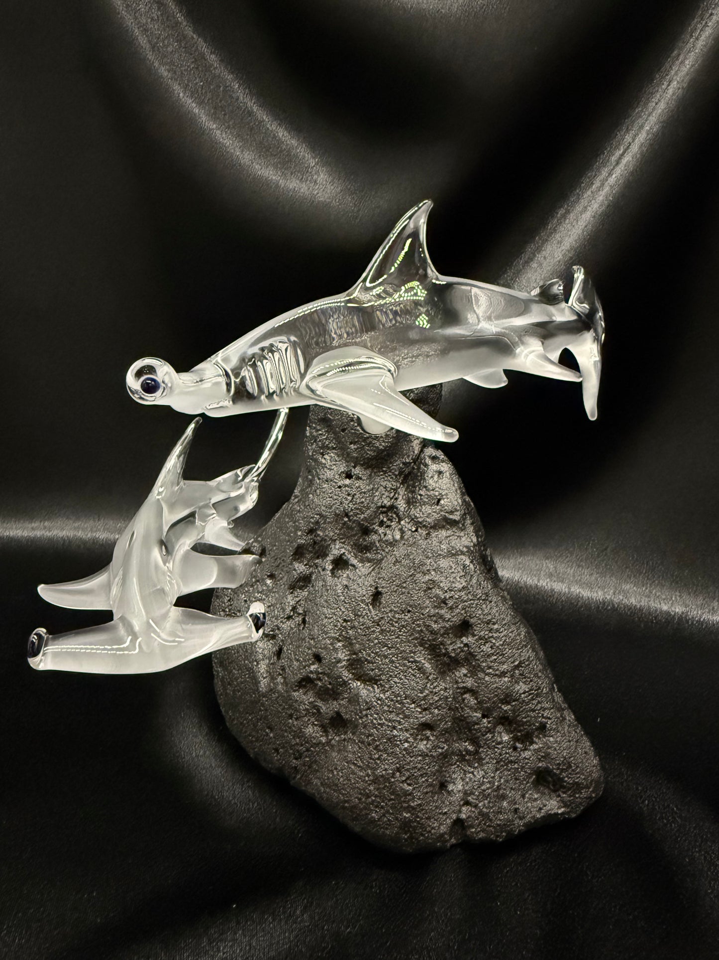 Double Hammer Head Shark sculpture