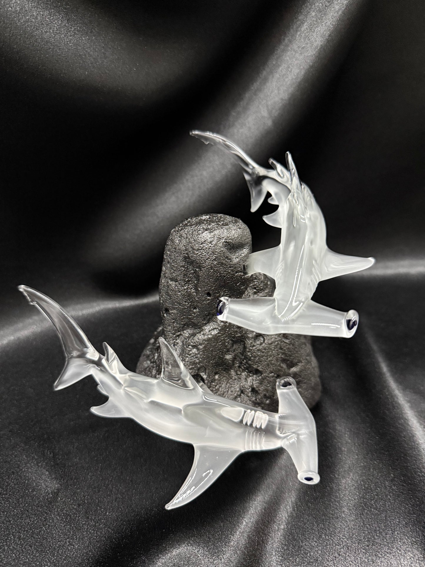 Double Hammer Head Shark sculpture