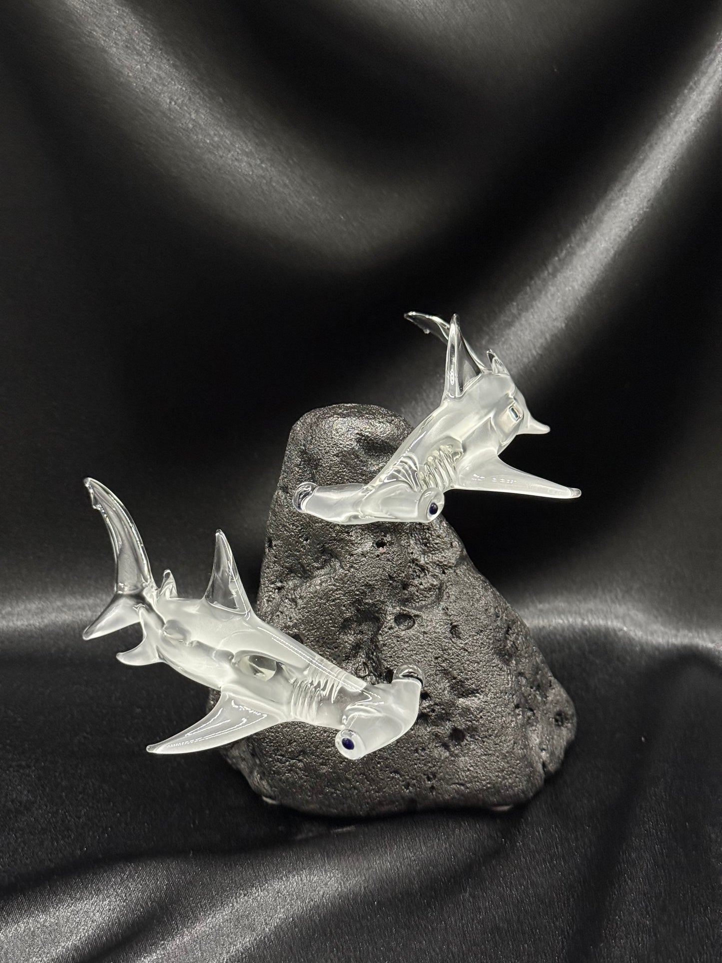 Double Hammer Head Shark sculpture