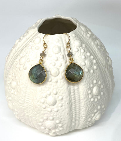 Labradorite earrings