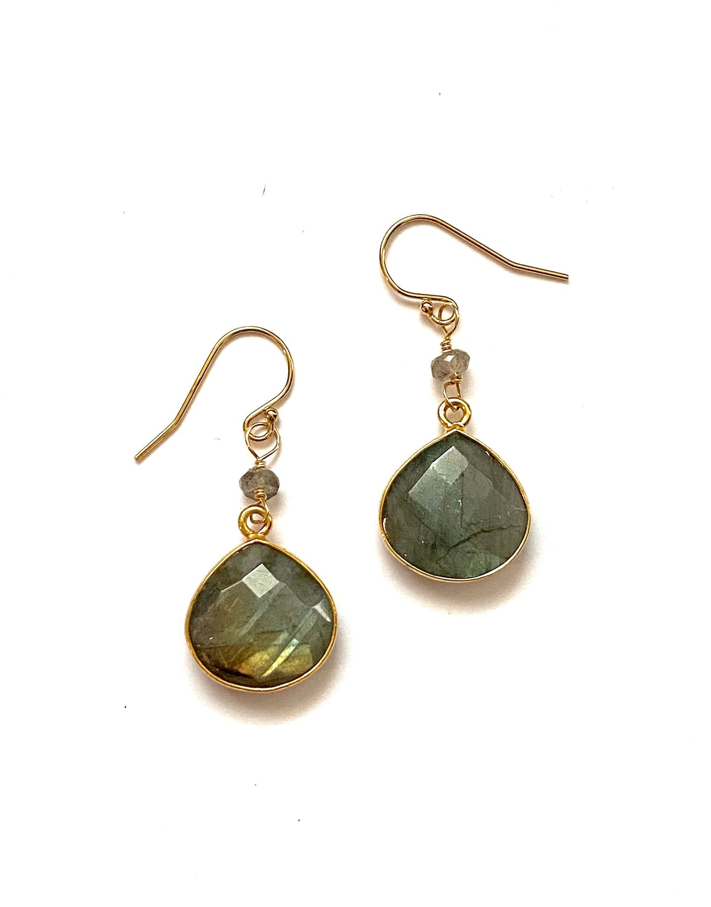 Labradorite earrings