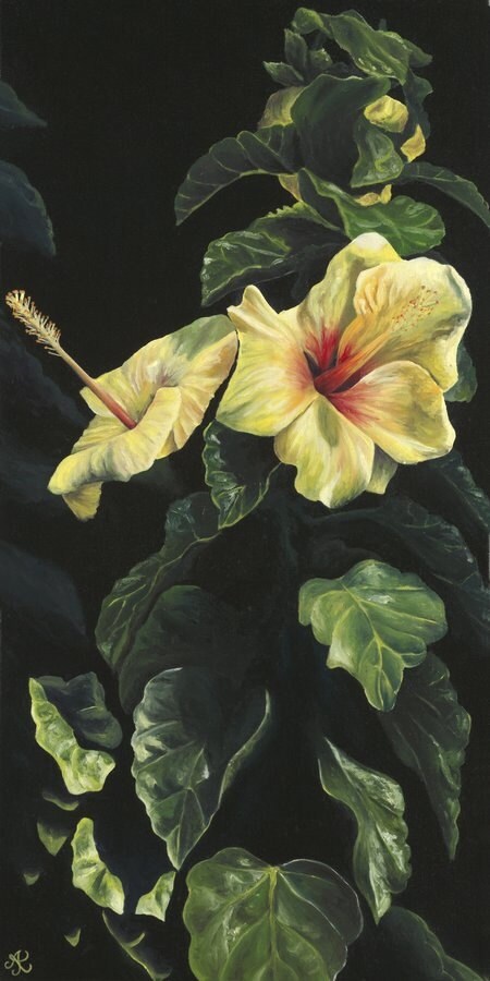 Yellow Hibiscus Limited Edition Giclee