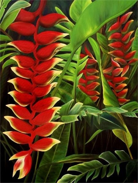 Heliconia Rostrata Limited Edition Giclee