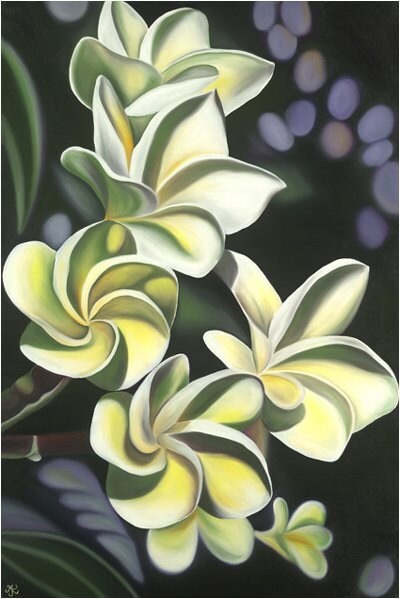 Plumeria Blossoms Limited Edition Giclee