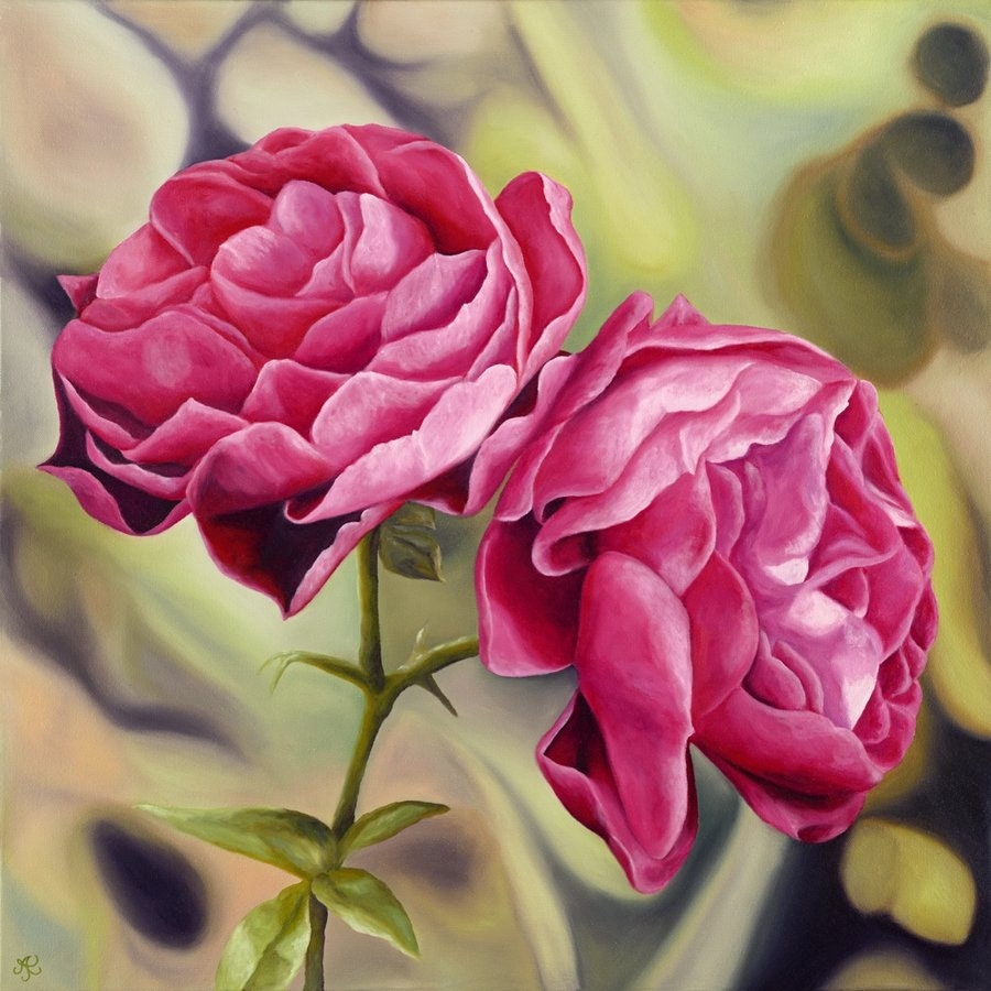 Double Rose Limited Edition Giclee