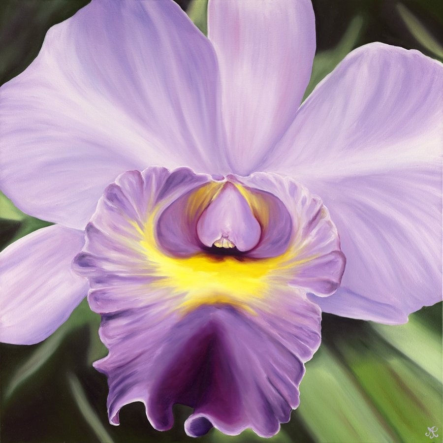 Purple Orchid Limited Edition Giclee