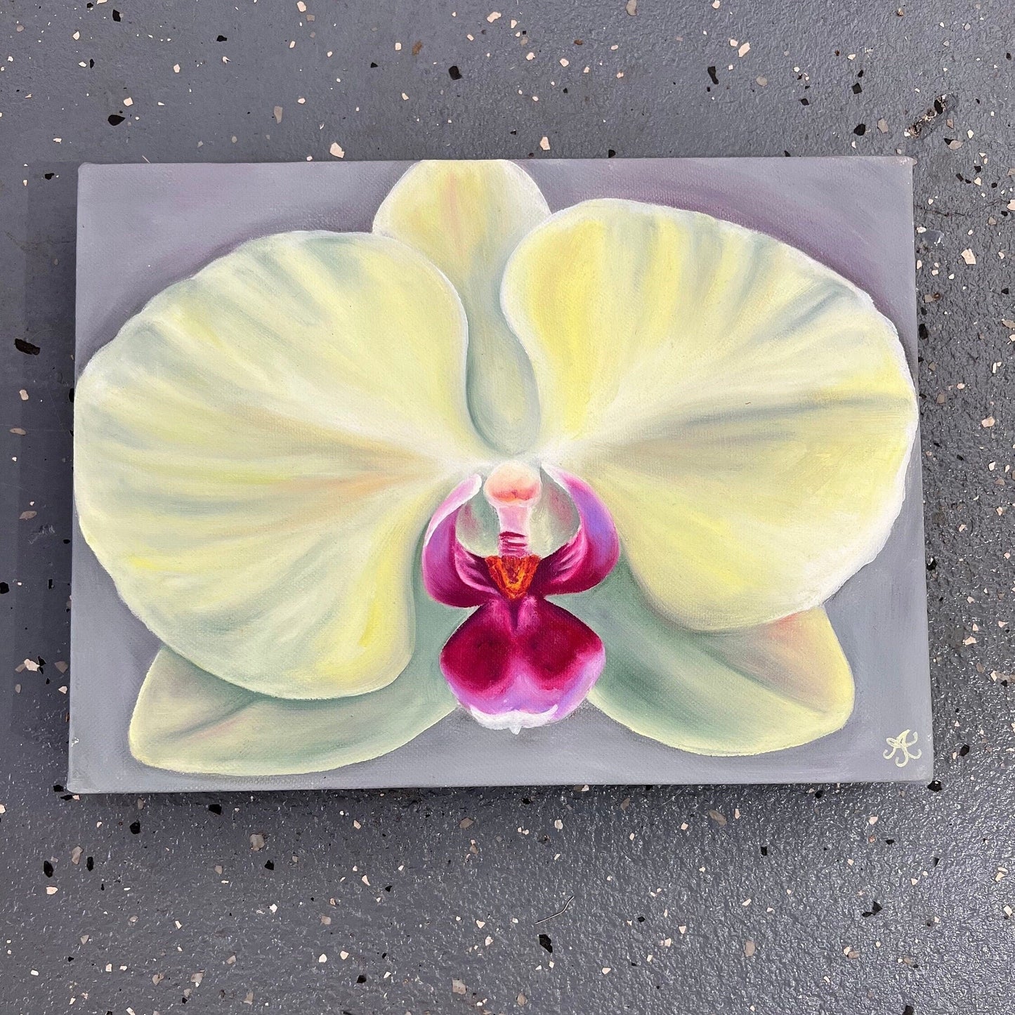 Simple Orchid painting