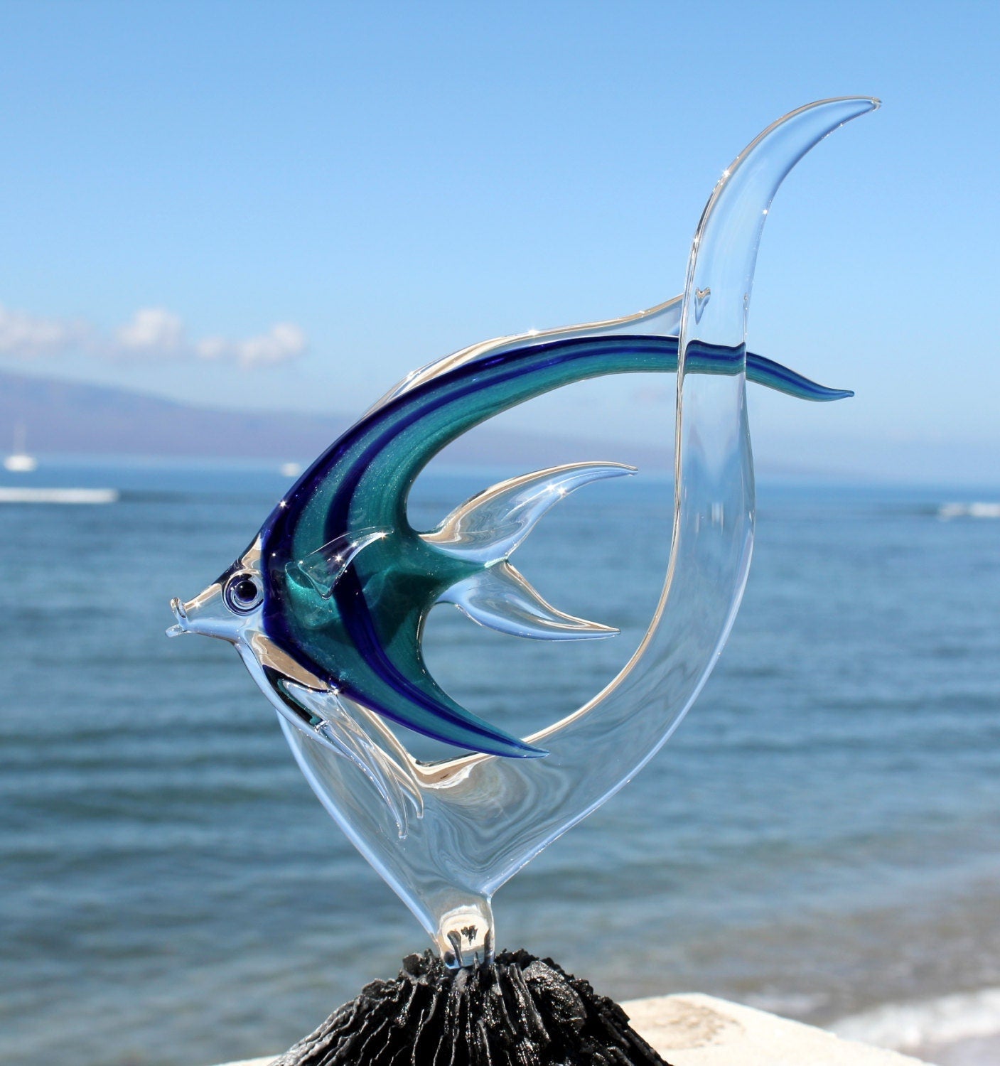 Build your own Angelfish glass sculpture-1