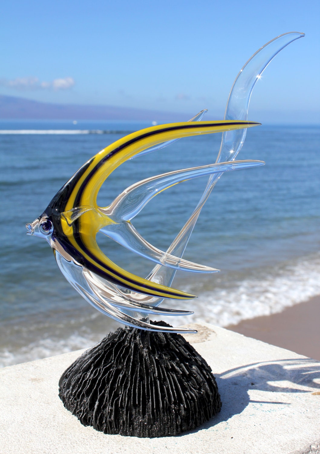 Build your own Angelfish glass sculpture-1