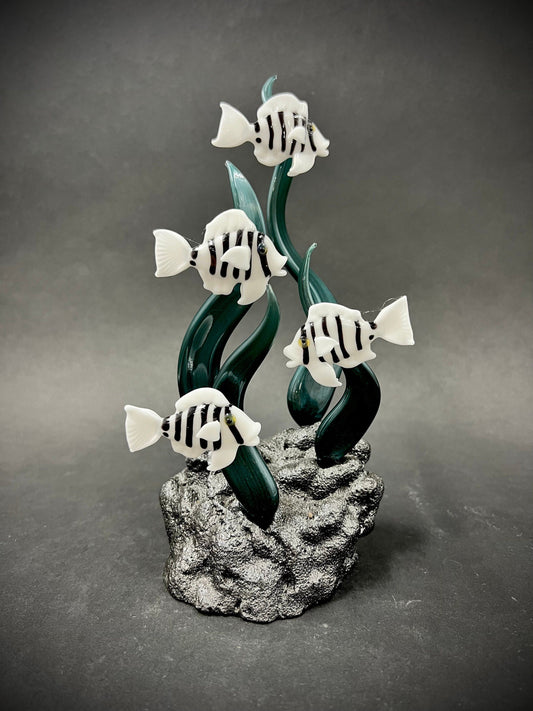 Mini convict tang school Glass Sculpture