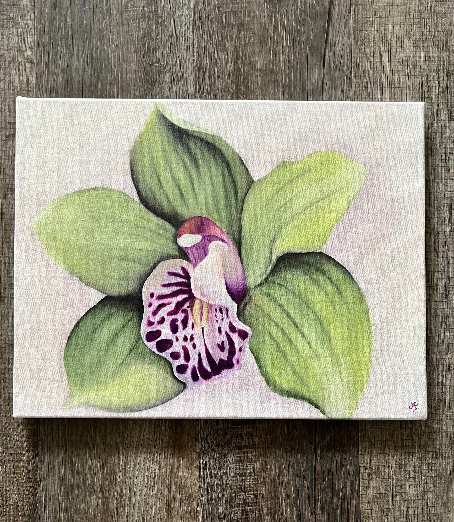 Sweet Orchid painting