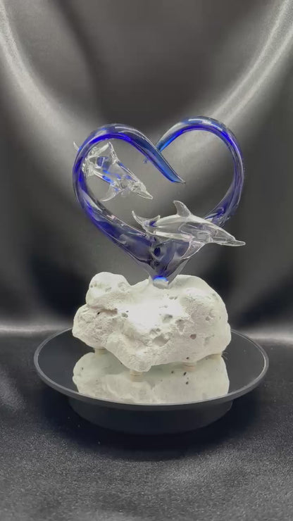 Dolphins in Eternal Cobalt Heart